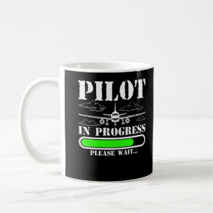 Mug Futur pilote Chargement d'avion amusant pilote
