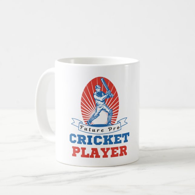 MUG FUTURE PRO CRICKET PLAYER - CRICKET LOVER (Devant gauche)