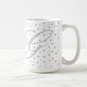 Mug G Monogramme initial Diamants blancs Imprimer