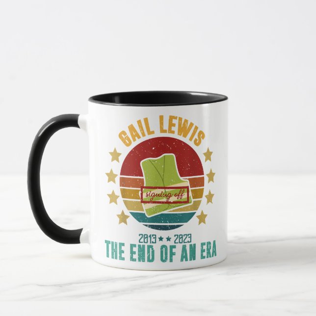 Mug Gail Lewis, Nous Vous Saluons, Fin D'Une Époque Si (Gauche)