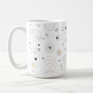 Mug Galaxies de lune de soleil rétro orbites cercles d