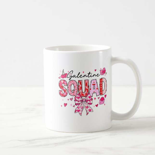 Mug Galentines Day Women Galentines Squad Funny Valent (Droite)