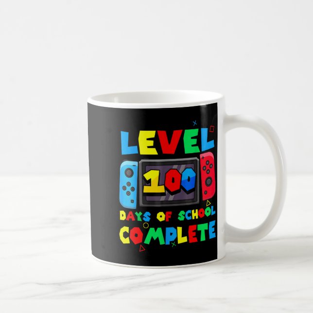 Mug Game Controller Level 100 Days Of School Complete  (Droite)