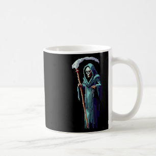 Mug Gamer 8 Bit Pixel Art Vidéo Jeu Grim Reaper De De 
