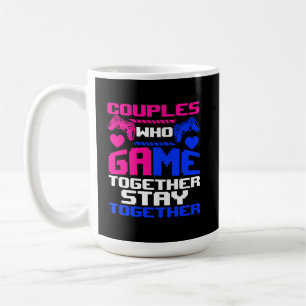 Mug Gamer Couples Vidéo Jeu Cadeau