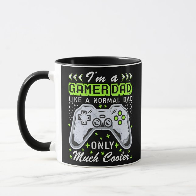 Mug Gamer Dad Like A Norman Video Game Father (Gauche)