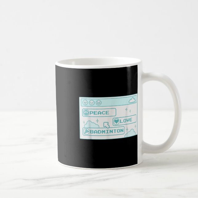 Mug Gamer Geek Ordinateur Pc Cool Nerd Peace Love Badm (Droite)