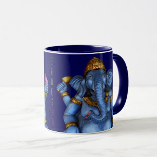 Mug Ganesha bleu