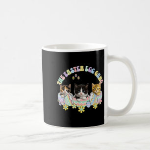 Mug Gang de chatons drôles de Pâques Chat Tuxedo Calic