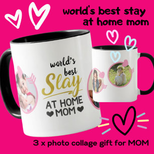 Mug Gangsta FUNNY MOM Citation photo Cadeau