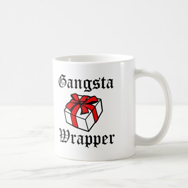 Mug Gangsta Wrapper Fêtes de Noël amusantes (Droite)