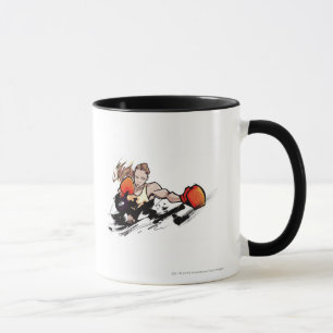 Mug Gant de boxe de port de femme