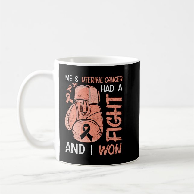 Mug Gants de boîte de sensibilisation au cancer utérin (Gauche)