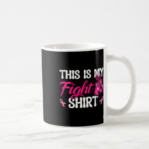 Mug Gants De Boxe Pink Ribbon Cancer Du Sein C'Est Mon