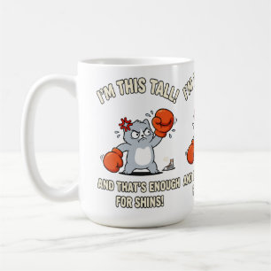 Mug Gants de boxe pour chat court et drôles de tibias