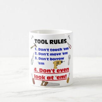 Mug Garage en bois humoristique de père de papa de