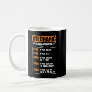 Mug Garage Mécanique Charges supplémentaires Taux Régl