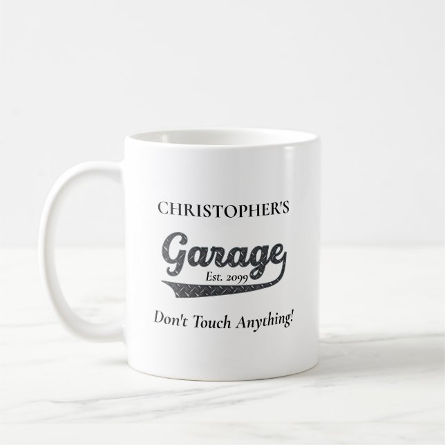 Mug Garage ne touchez à rien (Gauche)