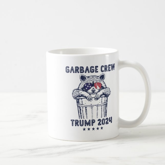 Mug Garbyge Crew Vote Trump 2024 Rac républicain drôle (Droite)