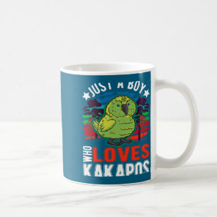 Mug Garçon aime les kakapos perroquet Zealand Ka