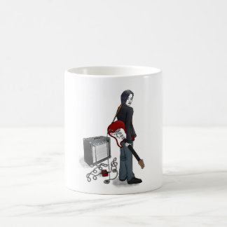 Mug garçon avec guitare effiloche