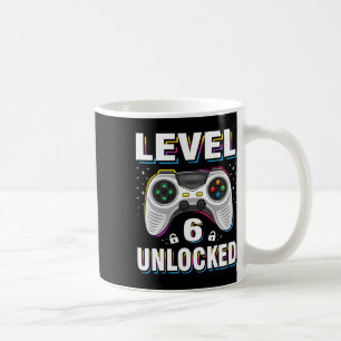 Mug Garçon d'anniversaire Niveau 6 Débloqué Joueur de 