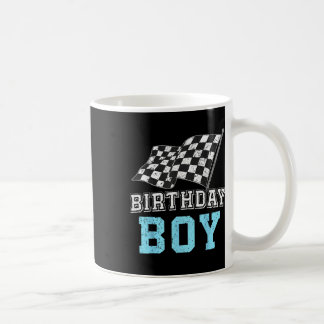 Mug Garçon d'anniversaire Voiture de course Pilote de