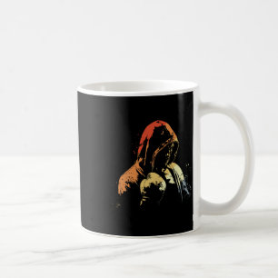 Mug Garçon de kickboxing dessinant l'art martial rétro