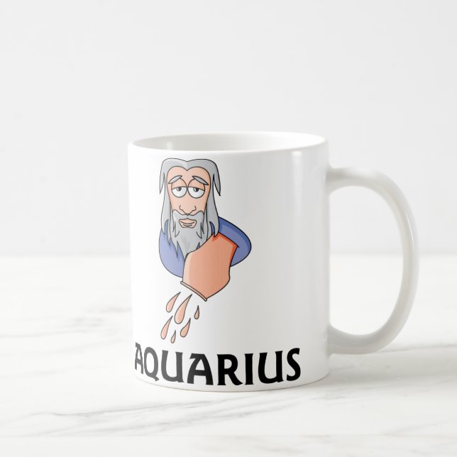 Mug Garçon d'eau Aquarius homme versant de l'eau (Droite)