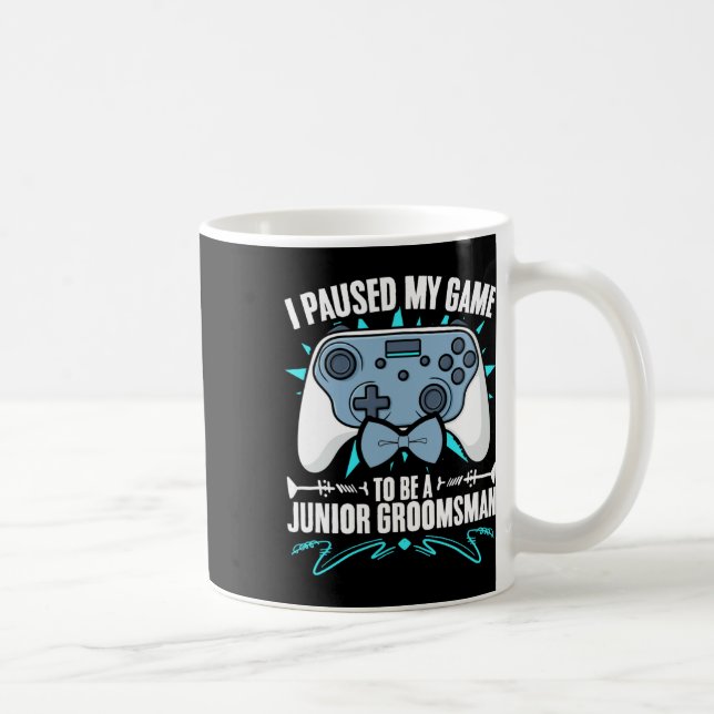 Mug Garçon d'honneur joueur de jeu vidéo a mis mon jeu (Droite)