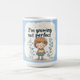 Mug Garçon Mignon en Croissance Pas Parfait Retour à l