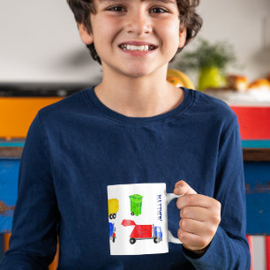 Mug Garçons Camions Poubelles Personnalisés
