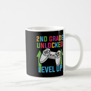 Mug Garçons de 2e année débloqués Level Up Joueur de j