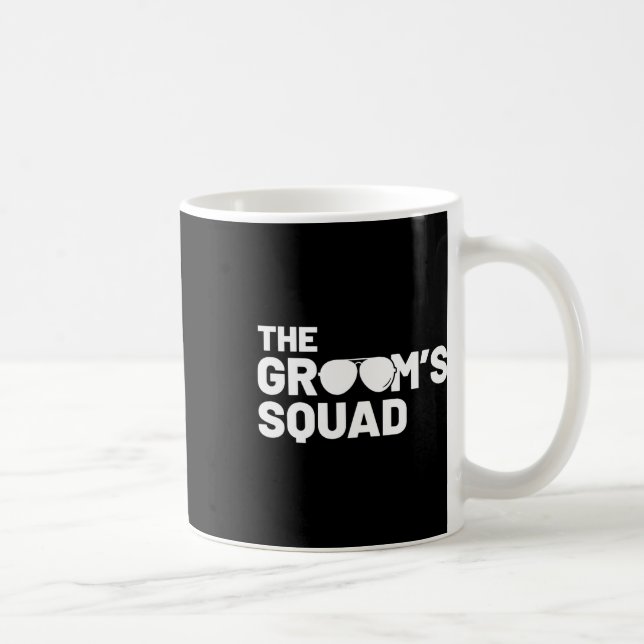 Mug Garçons d'honneur Marié Hommes en Squat Cérémonie  (Droite)
