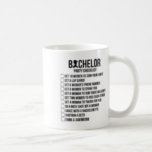 Mug Garçons d'honneur Marié Hommes en Squat Cérémonie