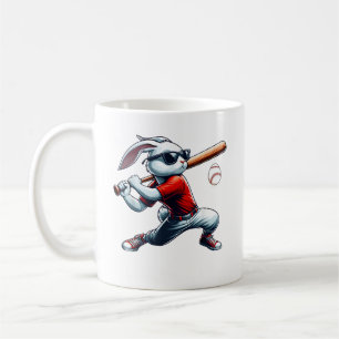 Mug Garçons Enfants Joyeux Lapin de Pâques Jouant au B