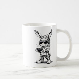 Mug Garçons Gamer Bunny Face Avec Sungles Bunny Jeu Ea