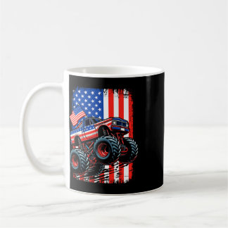 Mug Garçons Monster Truck Drapeau Usa Monster Truck 4 