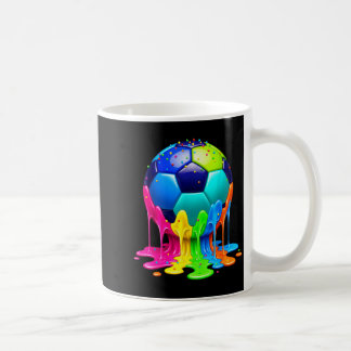 Mug Garçons Soccer Drip Crème Glacée Drip Coloré Pour