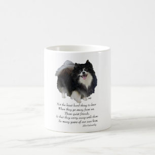 Mug Garde de Pomeranian noir