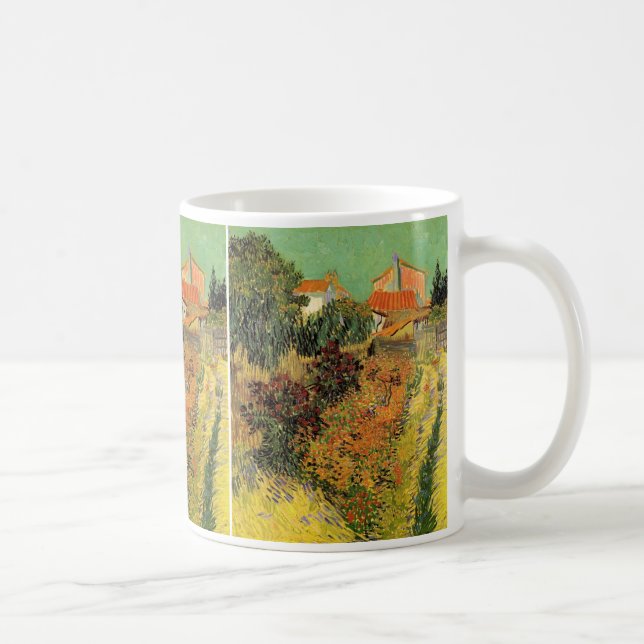 Mug Garden Behind a House par Vincent van Gogh (Droite)