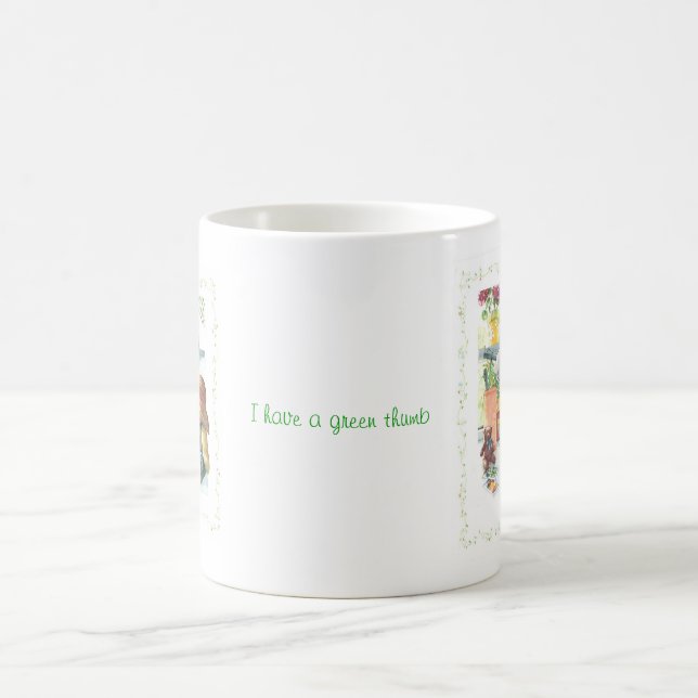 Mug Gardener Teddy Bear (Centre)