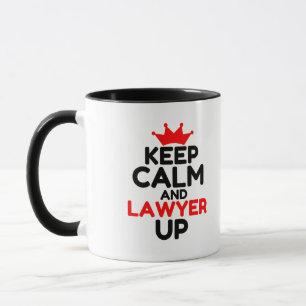 MUG GARDER CALME ET AVOCAT EN AVANT