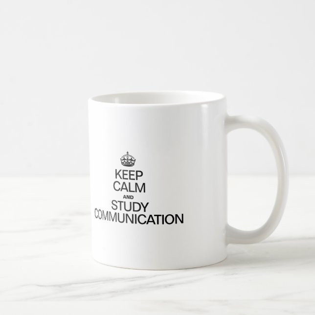 MUG GARDER LE CALME ET ÉTUDIER LA COMMUNICATION (Droite)