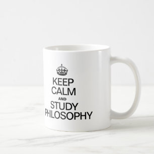MUG GARDER LE CALME ET ÉTUDIER LA PHILOSOPHIE
