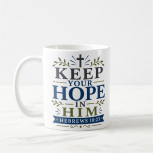 Mug Garder Son Espoir En Lui Citation Biblique D'Encou
