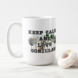 Mug "Gardez calme et aimez les gorilles