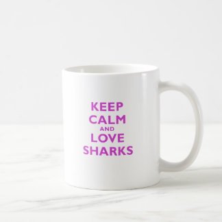 Mug Gardez le calme et aimez les requins