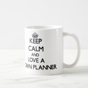 Mug Gardez le calme et aimez un planificateur de ville