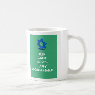 Mug Gardez le calme et ayez un Rosh heureux Hashanah